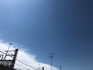 柏スクールからの空