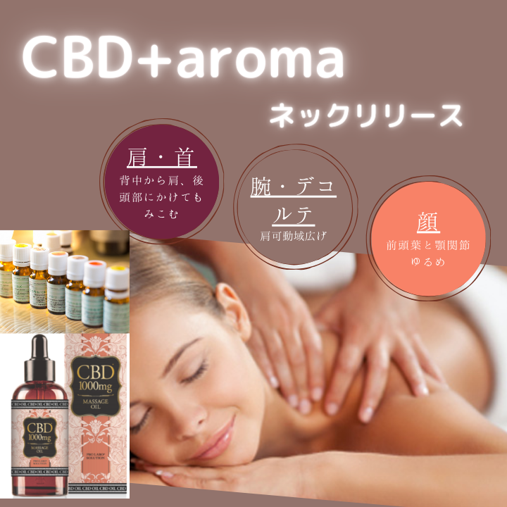 CBD＋アロマ　ネックリリース